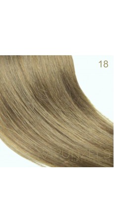 1 Gram 18" Nano Tip Colour #18 Dark Beige Blonde (25 Strands)